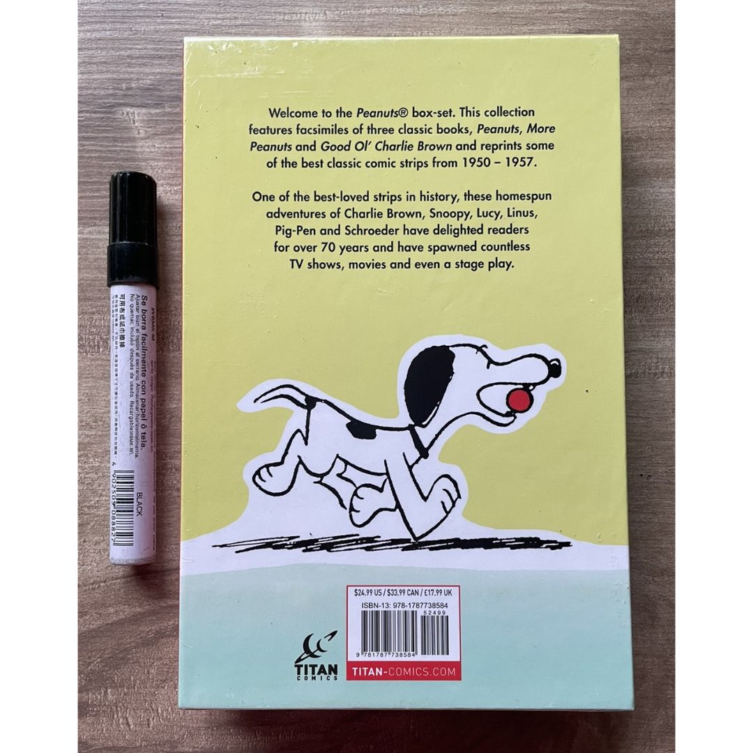 The CLASSIC PEANUTS / SNOOPY / PEANUTS GRAPHIC NOVEL Collection (3 Book) Slipcase Box Set By Charles M. Schulz (brand new softcovers)