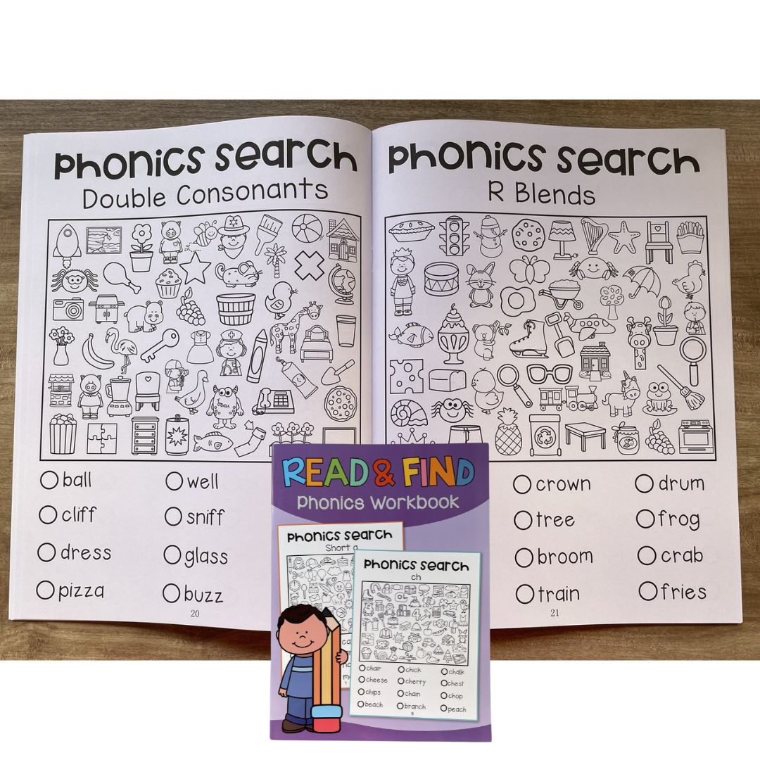 Read and Find Phonics Workbook (Phonics Search) brand new softcover