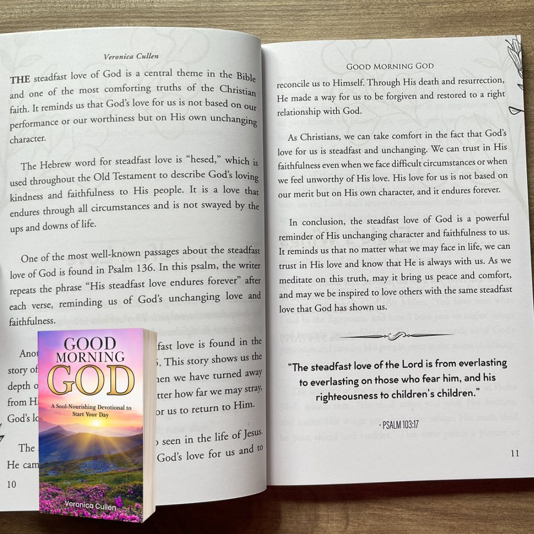 Good Morning God: A Soul-Nourishing Devotional to Start Your Day (by Veronica Cullen) brand new Softcover