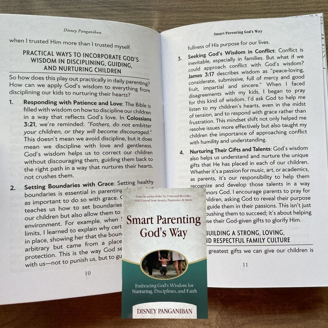 Smart Parenting God's Way: Embracing God's Wisdom for Nurturing, Disciplines, and Faith (by Disney Panganiban) brand new softcover