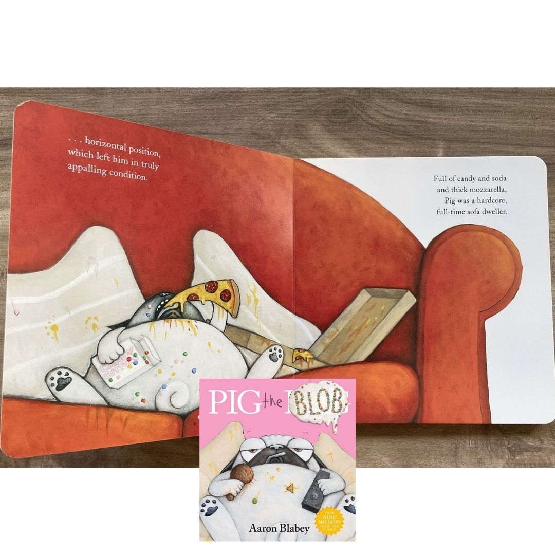 Pig the Blob (Pig the Pug) (brand new Board Book, with SLIGHT DENTS on book cover)