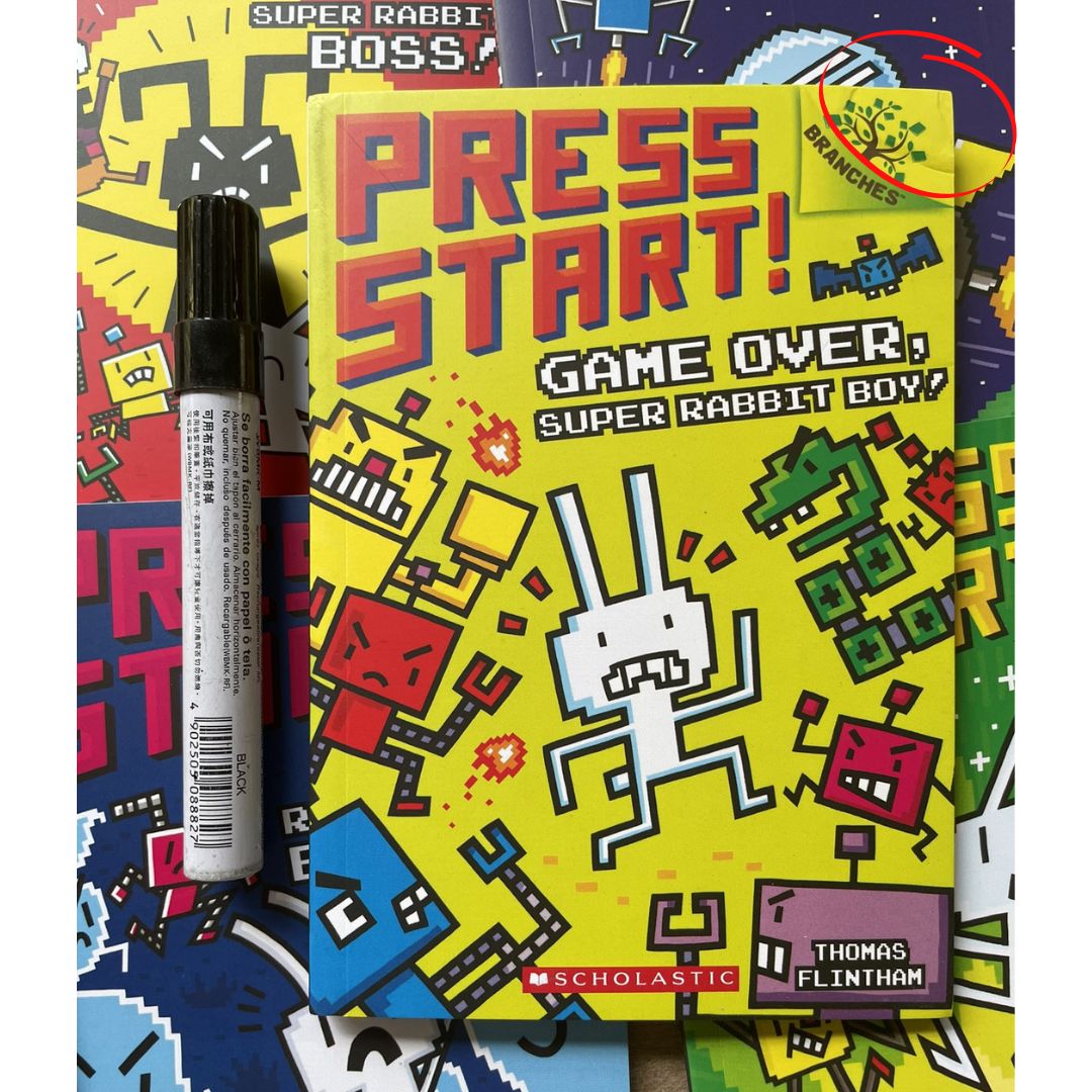 Press Start! Complete 15 Books Series Set (Books 1-15) brand new softcover, no box, w/SLIGHT FOLDS