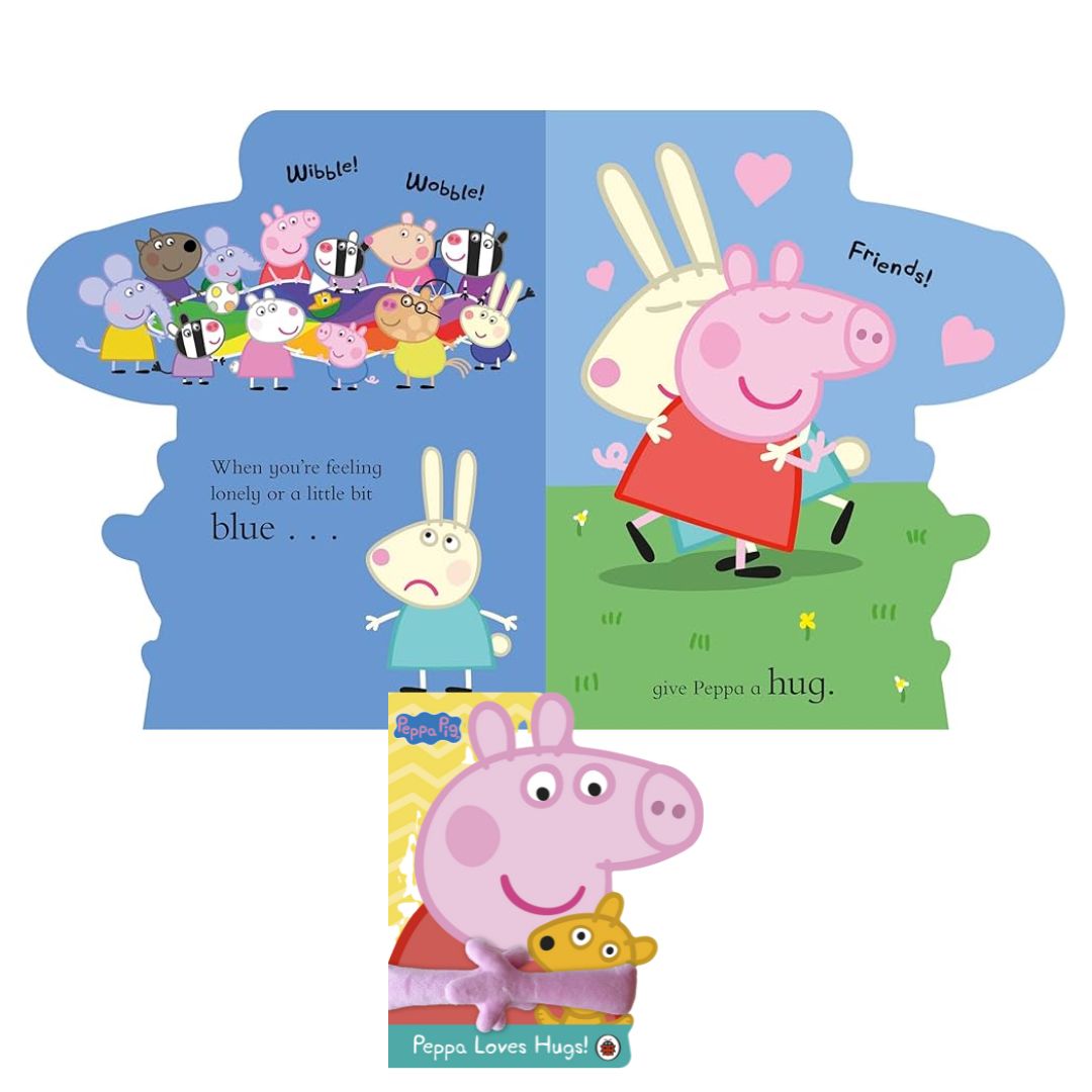 Peppa Pig: Peppa Loves Hugs (Hug Book) Board Book