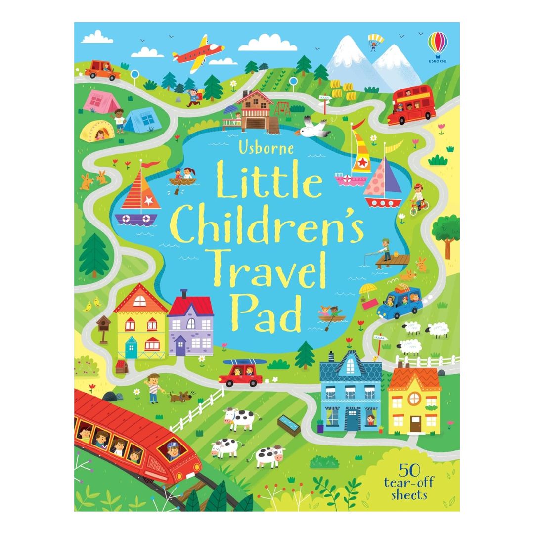 Usborne Little Children's TRAVEL / UNICORNS / PUZZLE Pad (SINGLES) Brand new softcover - with SLIGHT DENTS on book cover