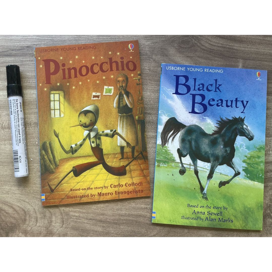 Usborne My Third Reading Collection 40 books (YELLOW BOX) - BOX with SLIGHT DENTS. brand new