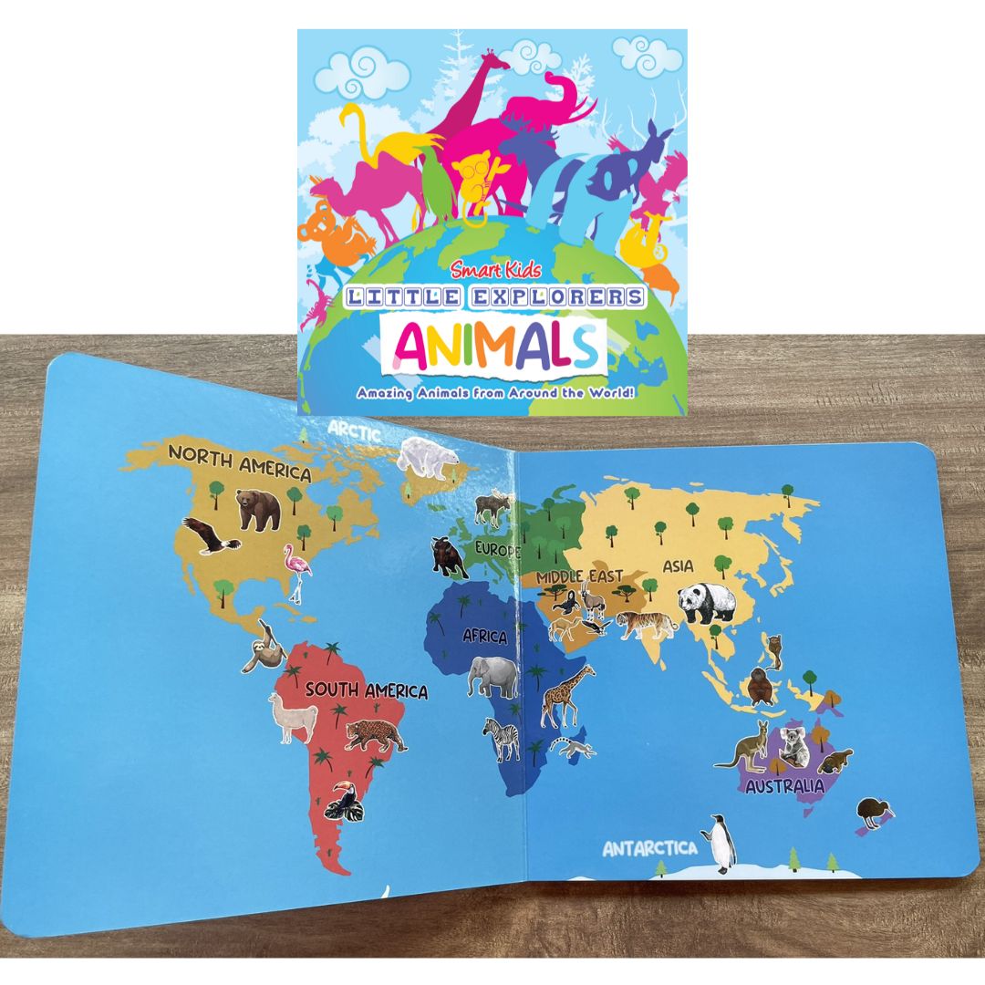 Smart Kids Little Explorers ANIMALS / FOOD / LANDMARKS / VEHICLES (Board Book / SINGLES)