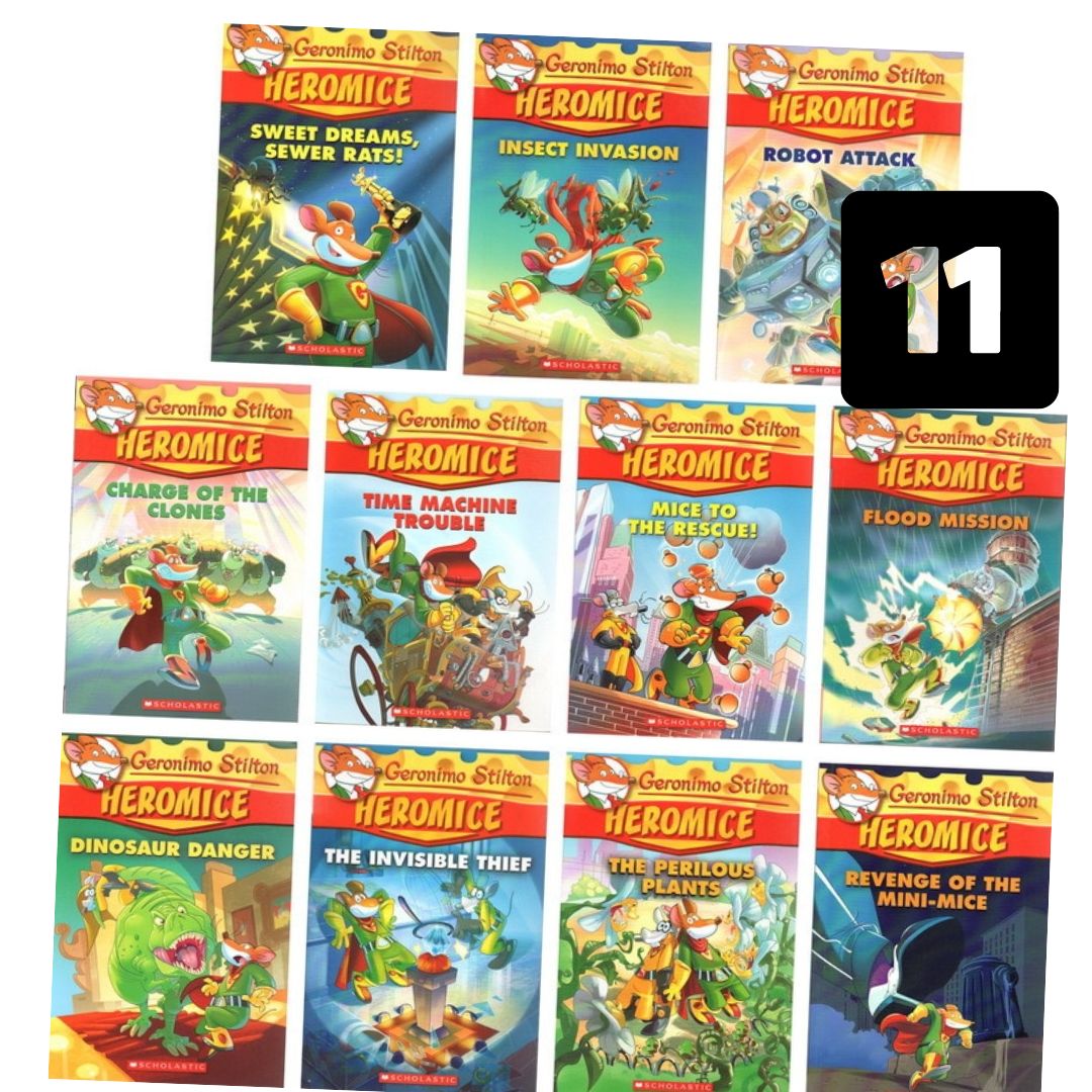 Geronimo Heromice / Hero Mice set (11 books) no box - brand new softcover