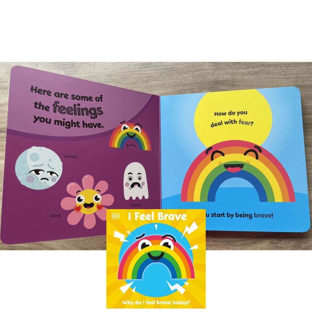 I Feel Brave // I Feel Proud (DK First Emotions) (SINGLES, brand new Board Book)