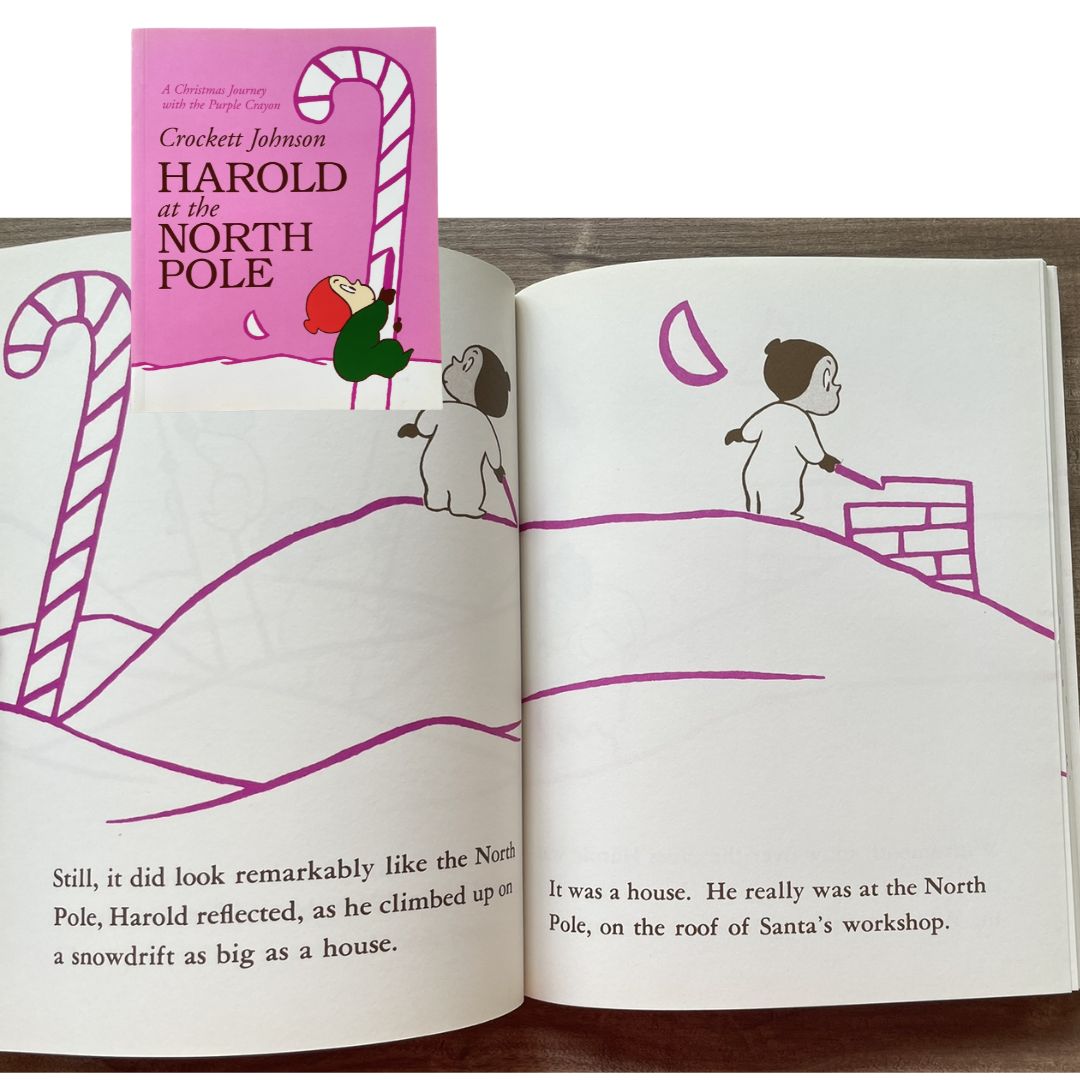 Harold at the North Pole: A Christmas Holiday Book for Kids (brand new softcover, w/ SLIGHT DENTS and FOLDS on book cover)