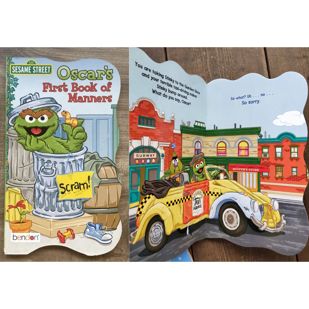 Sesame Street / Sesame Beginnings (SINGLES) brand new Board Book, with SLIGHT DENTS on book cover