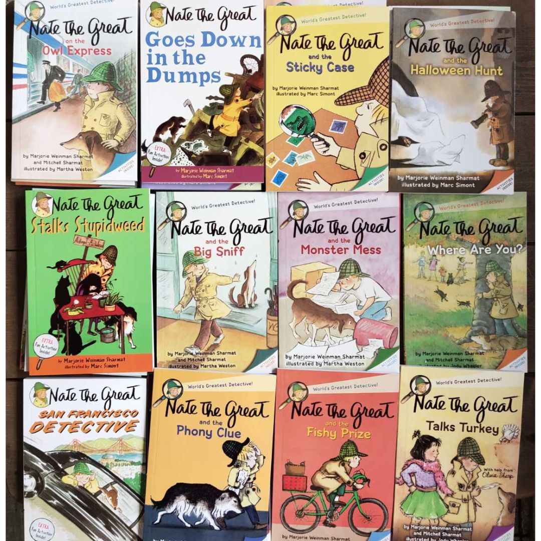 Nate the Great 30 books (softcover) BOX set - BOX with TEAR and DENTS
