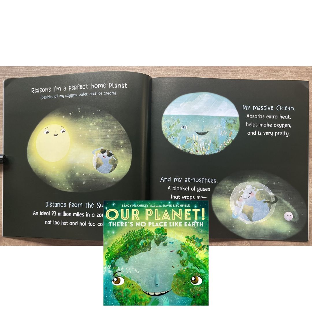 Sun / Earth / Moon / Ocean / Mars / Our Planet (OUR UNIVERSE by Stacy Mcanulty) SINGLES, brand new softcover