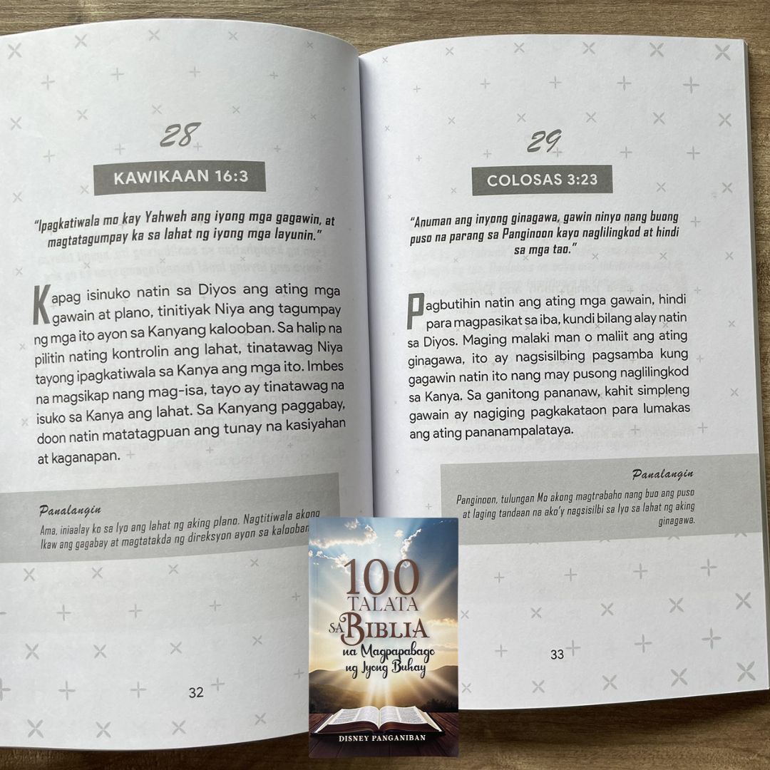 100 Talata sa Biblia na Magpapabago ng Iyong Buhay (by Disney Panganiban) brand new softcover