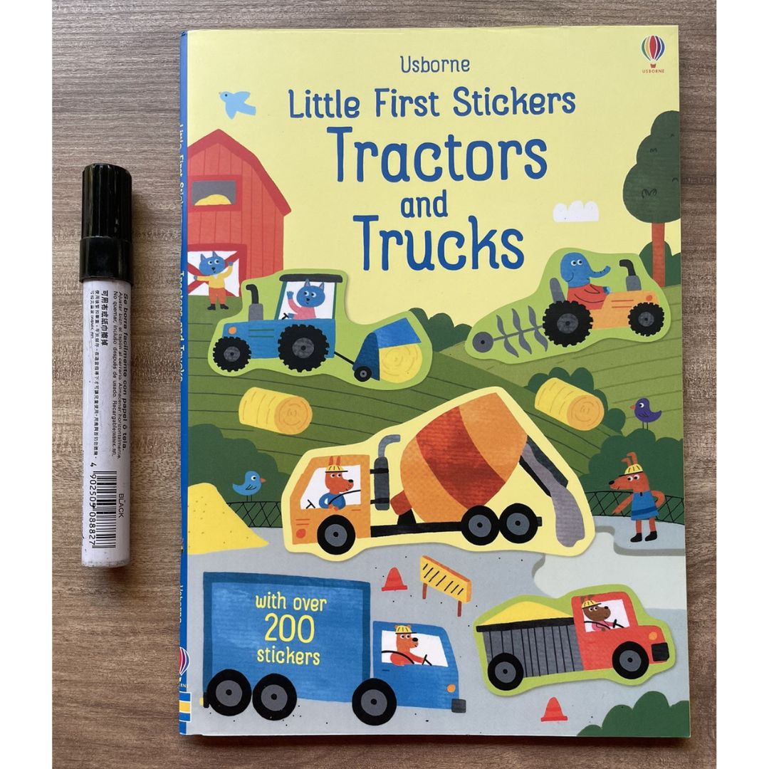 Usborne LITTLE First Stickers (SINGLES) (9.5 by 6.9 inches) Flowers / Football / Love and Kindness / Mermaids
