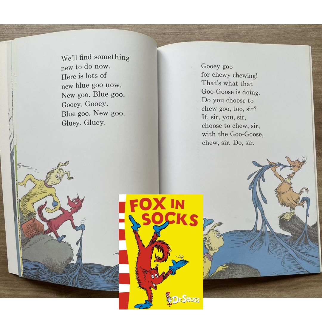 Dr Seuss paperbacks (PLS CHOOSE A TITLE) Oh the Places You'll Go / Fox in Socks / Green Eggs and Ham / Oh the Thinks You Can Think / One Fish Two Fish / Scrambled Eggs Super / Sleep Book / Ten Apples Up On Top / The Alphabet Book / Wacky Wednesday