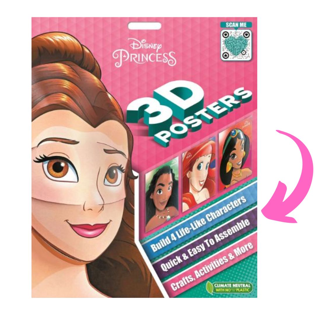 Disney 3D Pop Heads Posters (Marvel / Princess) (SINGLES, softcover)