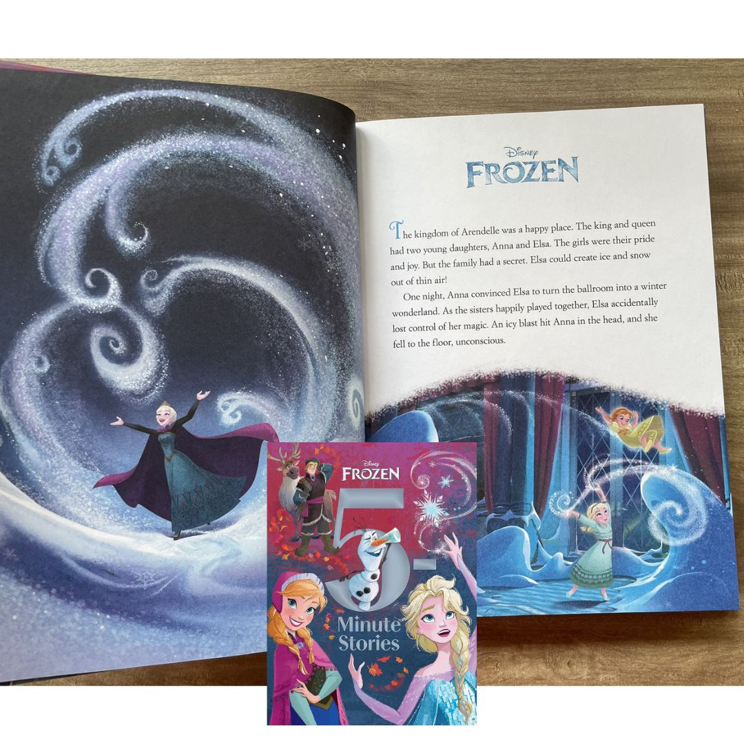 Disney Frozen 5-Minute Stories (USED book, padded hardcover, with slight dents on book cover)