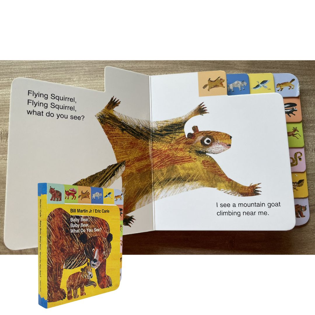 Mini Tab: Baby Bear, Baby Bear, What Do You See? (by Bill Martin Jr / Eric Carle) (Board Book) - brand new, with SLIGHT DENTS/FOLDS