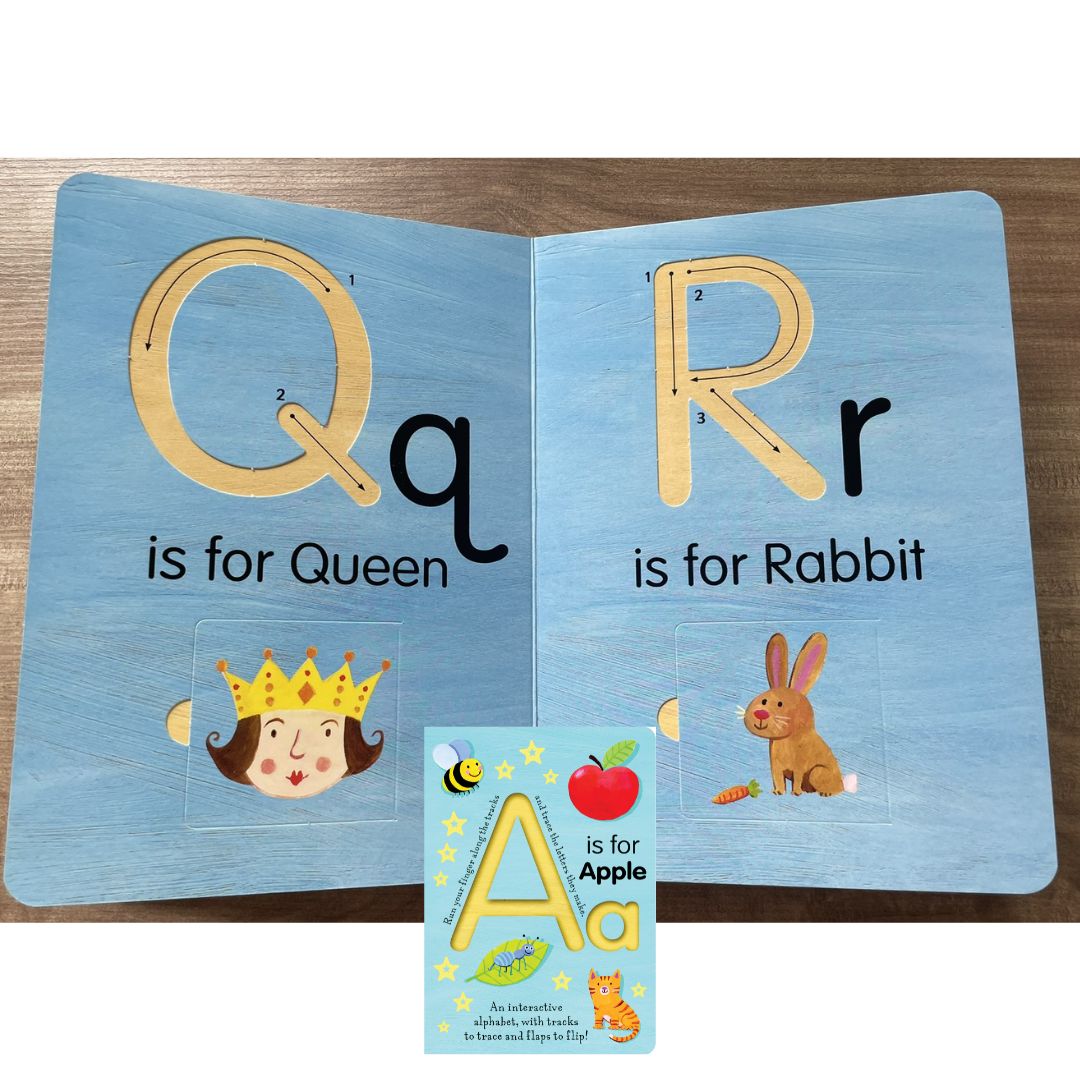 A is for Apple (Smart Kids Trace-And-Flip) Board book – Lift the flap (slight dents on book cover)