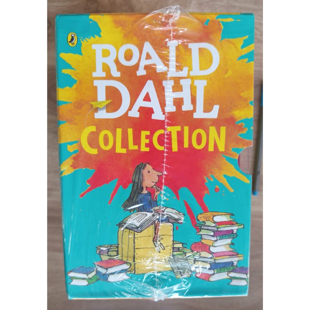 Roald Dahl (24 pcs brand new softcover books boxed set) BOX with DENTS, books no damage