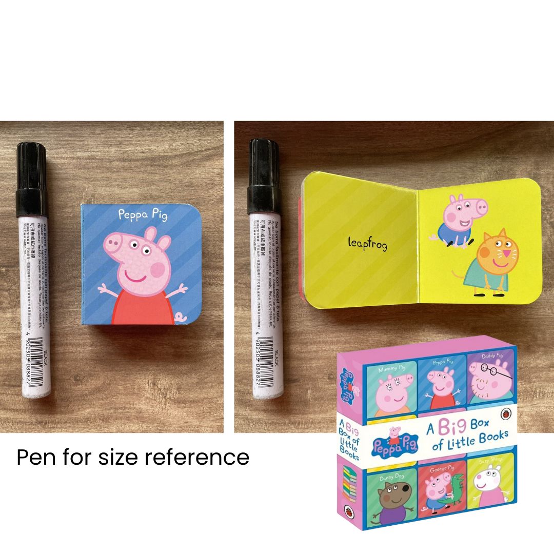 Peppa Pig: A Big Box of Little Books box set (9 MINI board books) BOX with SLIGHT DENTS