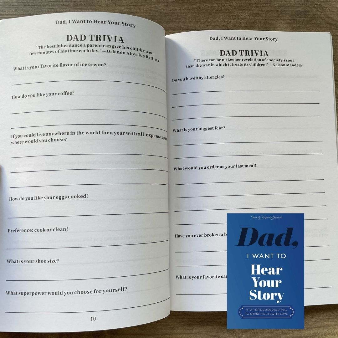 I Want to Hear Your Story: Dad Mom Grandmother Grandpa Guided Journal to Share His / Her Life & Love (Hear Your Story Books) (Paperback) (With SLIGHT FOLDS on book cover)