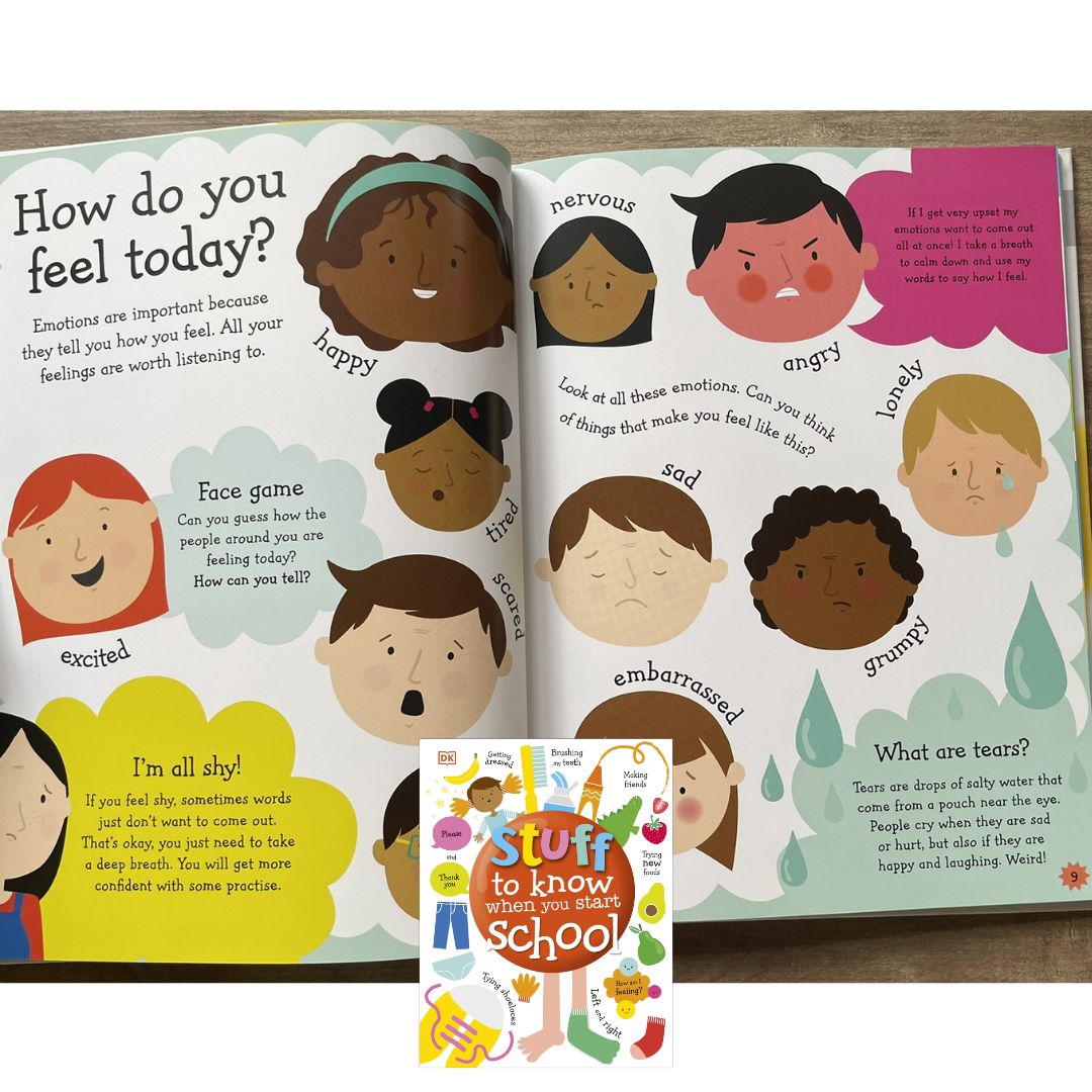 Stuff to Know When You Start School by DK (brand new Hardcover) with SLIGHT DENTS on book cover