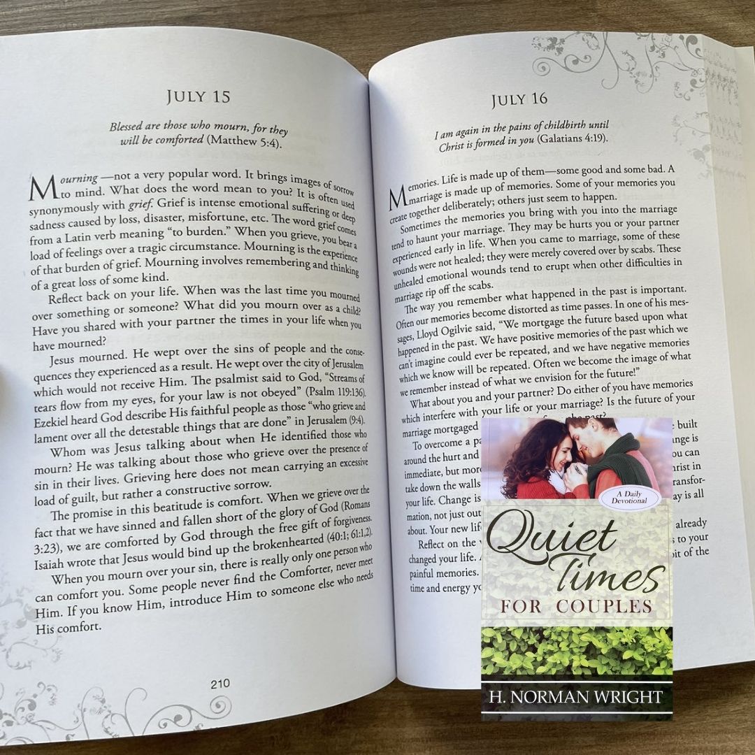 Quiet Times for Couples devotional (by H. Norman Wright) brand new softcover