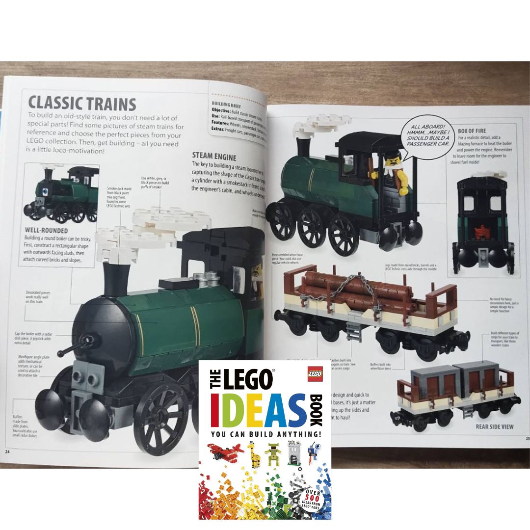 The LEGO Ideas Book (USED book, hardcover, with slight tears and dents on book cover)