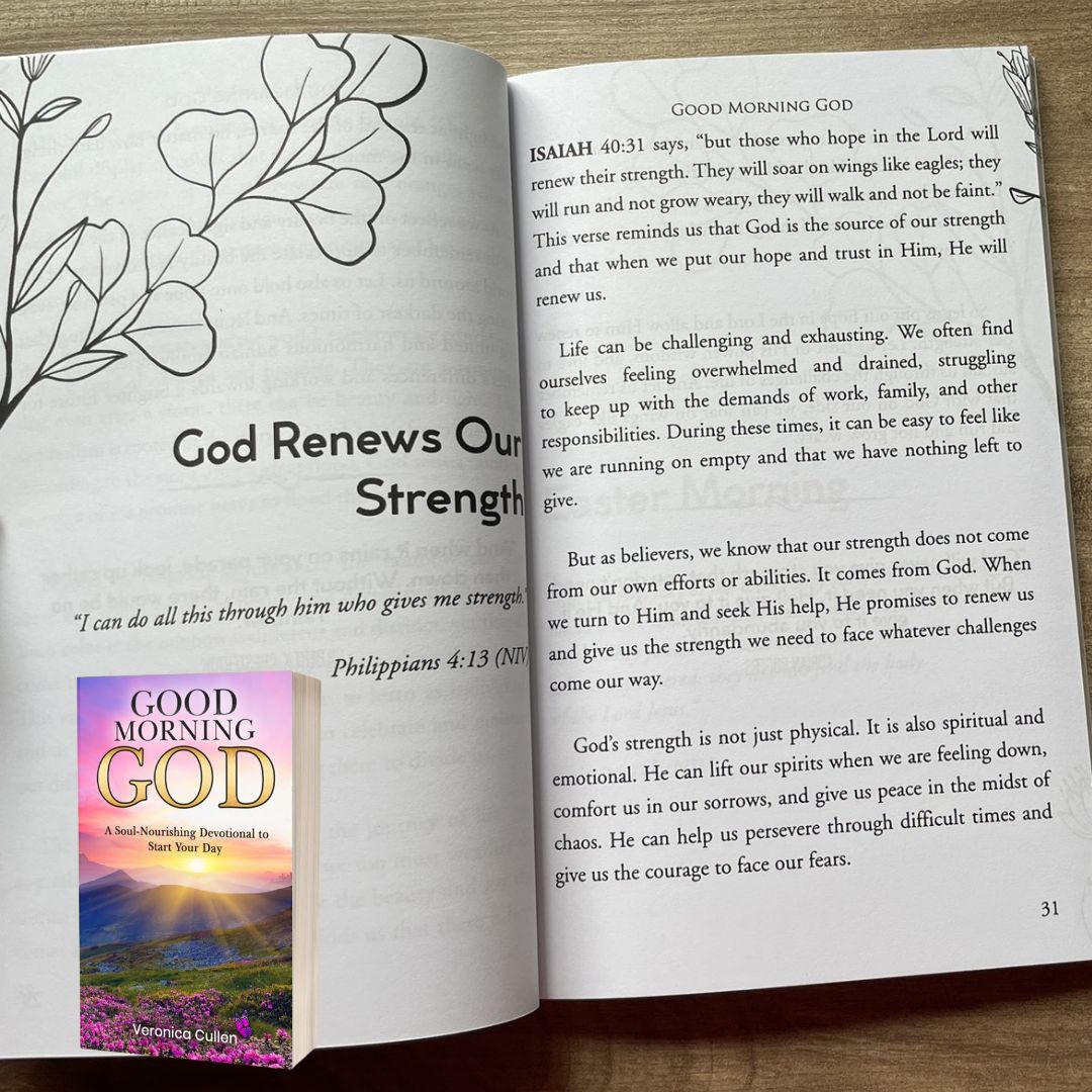 Good Morning God: A Soul-Nourishing Devotional to Start Your Day (by Veronica Cullen) brand new Softcover