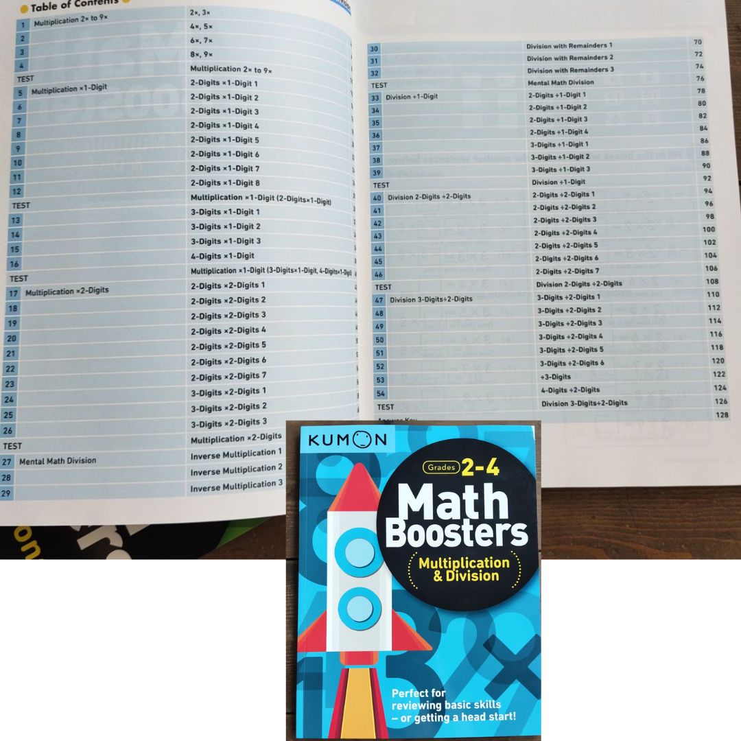 Kumon: Math Boosters (workbook) SINGLES