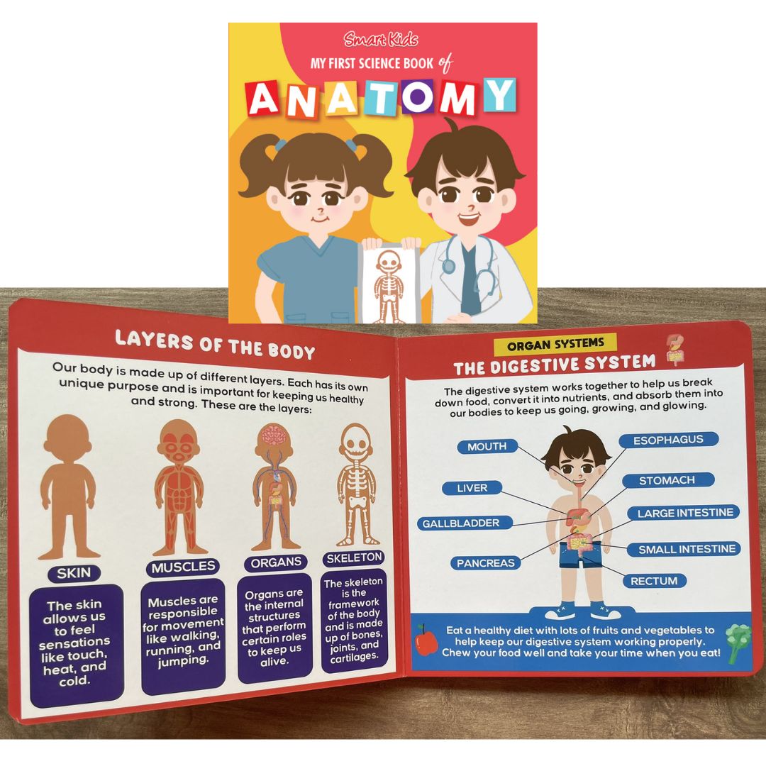 Smart Kids My First Science Book of ANATOMY / ASTRONOMY / BOTANY / ZOOLOGY (Board Book / SINGLES)