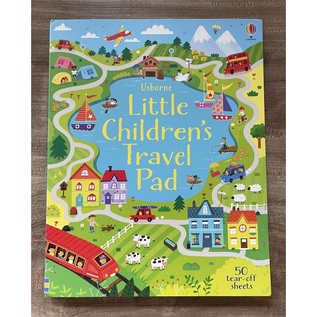 Usborne Little Children's TRAVEL / UNICORNS / PUZZLE Pad (SINGLES) Brand new softcover - with SLIGHT DENTS on book cover