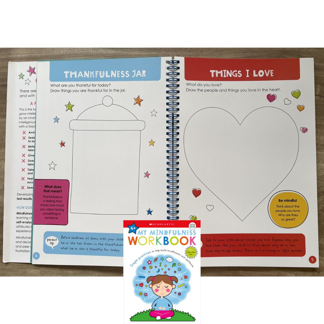 My Mindfulness / My Growth Mindset Workbook: Scholastic Early Learners (SINGLES) brand new Softcover, with SLIGHT DENTS on book cover