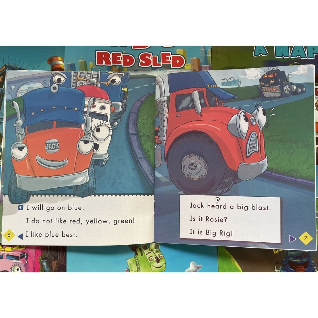 Jon Scieszka's Trucktown on Reading Street (36 books) brand new softcover, no box