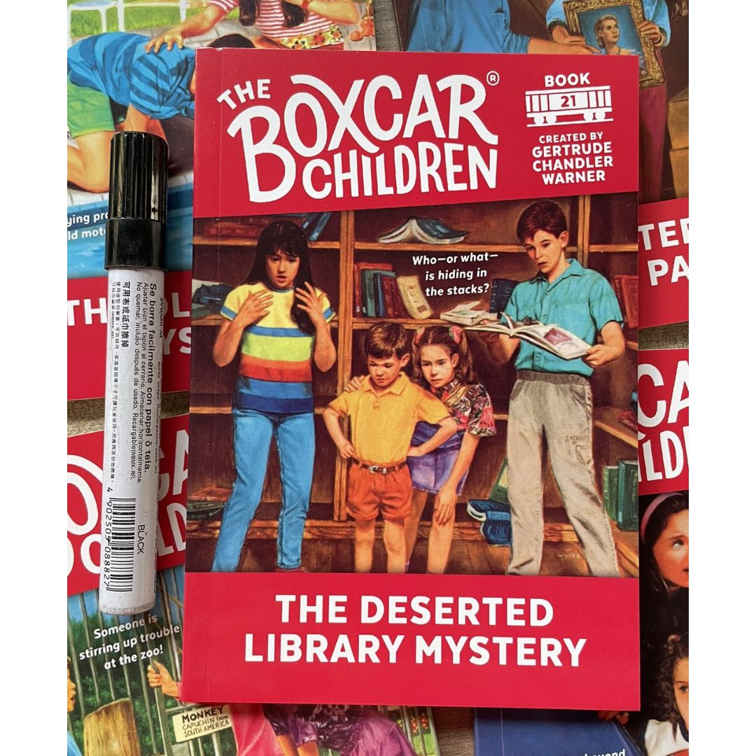The Boxcar Children Mysteries #21-50 (30 books) brand new softcover, no box, with SLIGHT TEARS on the edges of the book covers