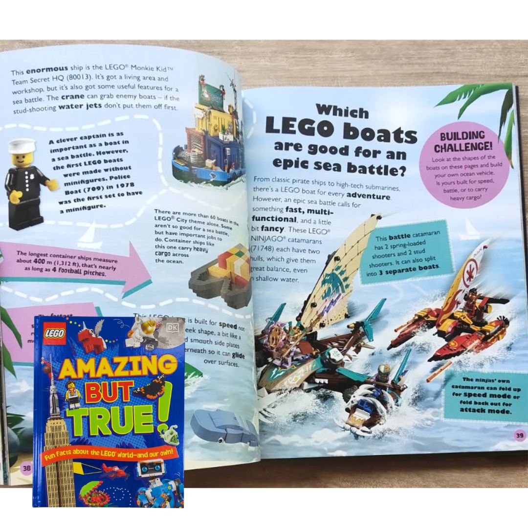 LEGO Amazing But True: Fun Facts About the LEGO World - and Our Own! (hardcover)