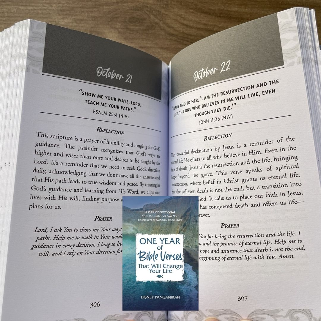 One Year of Bible Verses That Will Change Your Life (by Disney Panganiban) devotional, brand new hardcover