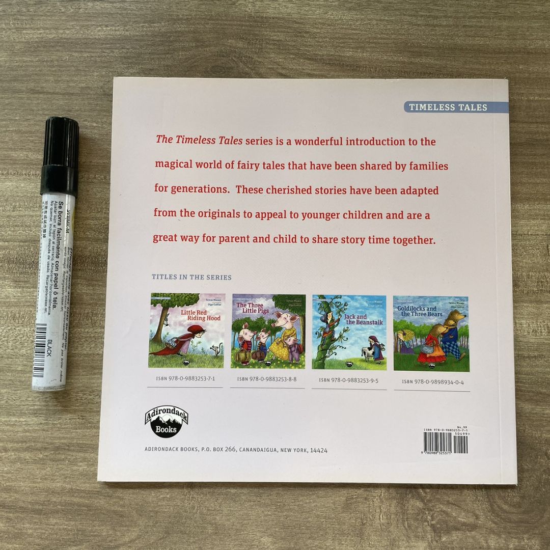 Timeless Tales Little Red Riding Hood // Timeless Fables The Boy Who Cried Wolf (SINGLES, brand new softcover, with SLIGHT DENTS on book cover)