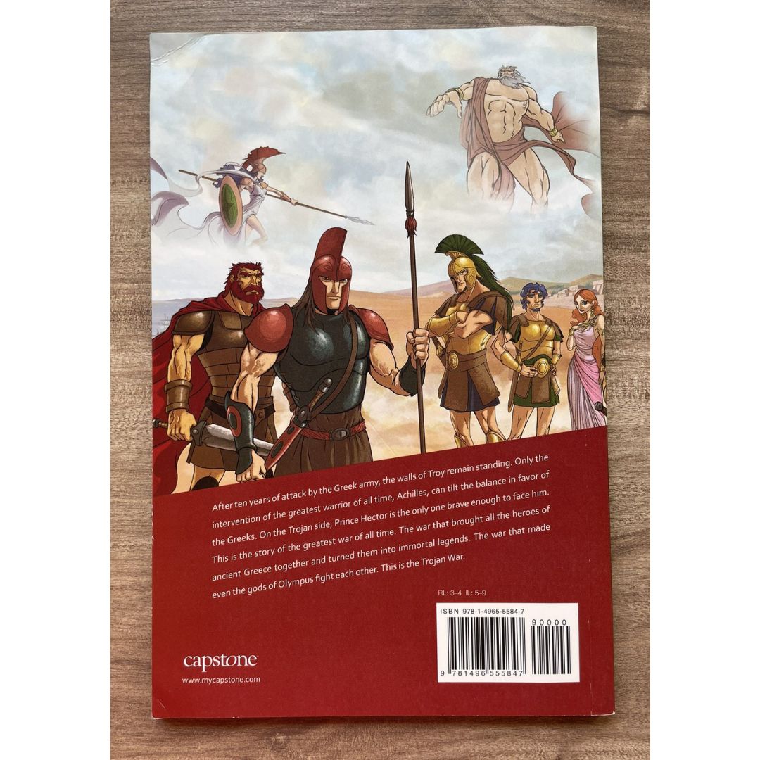 The Iliad / The Odyssey (A Graphic Novel) (SINGLES, brand new Softcover, with SLIGHT FOLDS on book cover)