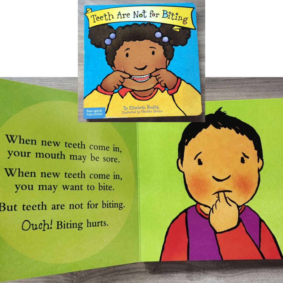 Best Behavior / Toddler Tools Manners BOARD BOOK (SINGLES) (brand new, with SLIGHT DENTS on book cover) Feet are not for kicking / Teeth are not for biting / Voices are not for yelling / Bedtime / Manners Time / Mealtime
