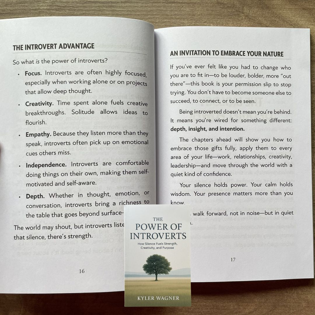 The Power of Introverts: How Silence Fuels Strength, Creativity, and Purpose (by Kyler Wagner) brand new Softcover