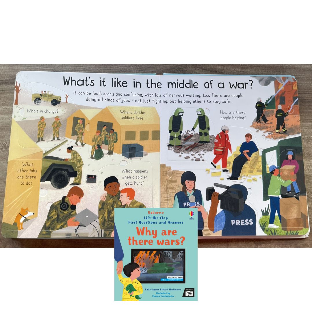 Usborne Lift-the-flap FIRST Questions and Answers (SINGLES, Board Book) How Do Flowers Grow / What is a Virus / What's It Like in Space / Why are there Wars / Why Do We Need Bees / Why Do We Need Trees / Why is it Dark at Night
