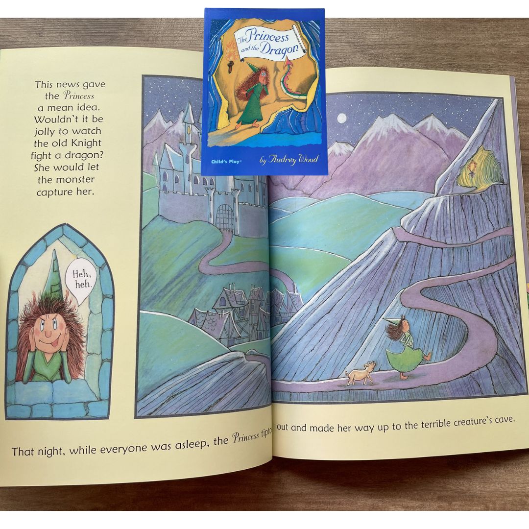 The Princess and the Dragon (Child's Play Library) (by Audrey Wood) (brand new softcover)