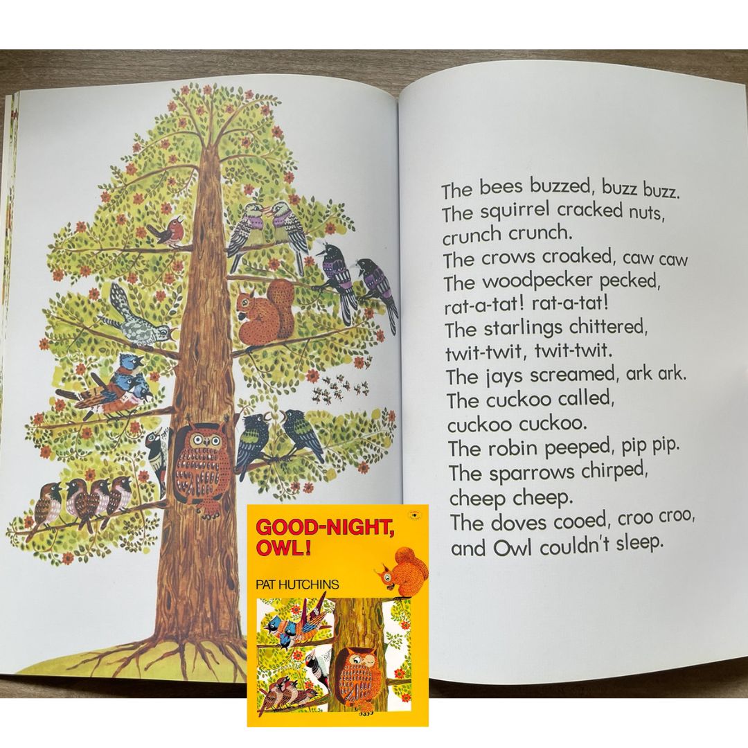 Good Night, Owl! Storybook by Pat Hutchins (brand new softcover, with SLIGHT FOLDS on book cover)