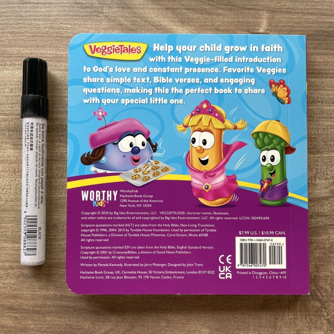VeggieTales - Growing Faith: God Is Always with You / Silly Little Thing Called Love (SINGLES, brand new Board Book)
