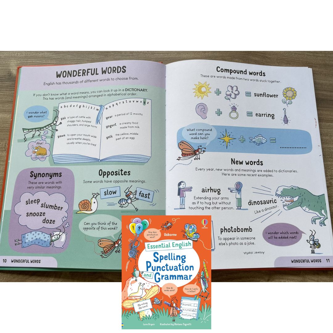 Usborne Essential English: Spelling Punctuation and Grammar (hardcover)