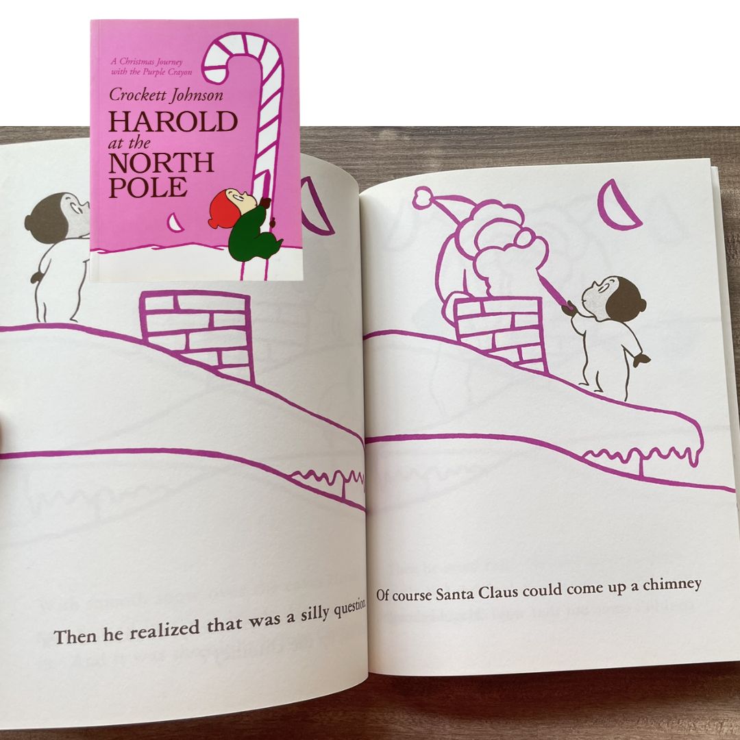 Harold at the North Pole: A Christmas Holiday Book for Kids (brand new softcover, w/ SLIGHT DENTS and FOLDS on book cover)