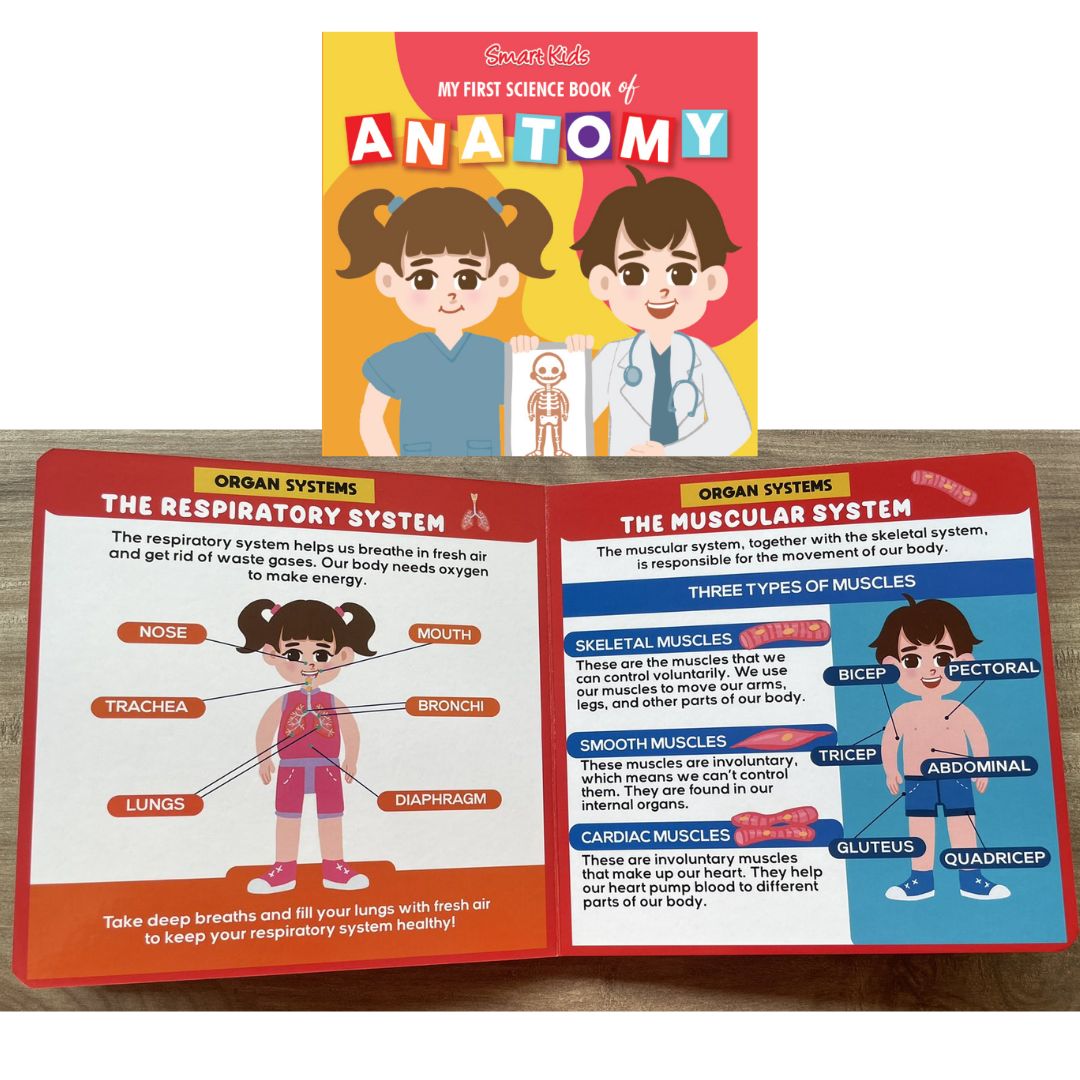 Smart Kids My First Science Book of ANATOMY / ASTRONOMY / BOTANY / ZOOLOGY (Board Book / SINGLES)
