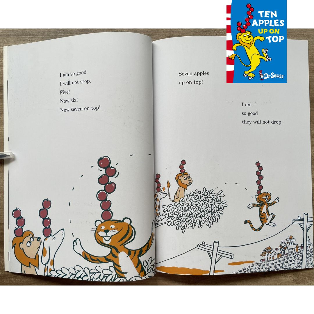 Dr Seuss paperbacks (PLS CHOOSE A TITLE) Oh the Places You'll Go / Fox in Socks / Green Eggs and Ham / Oh the Thinks You Can Think / One Fish Two Fish / Scrambled Eggs Super / Sleep Book / Ten Apples Up On Top / The Alphabet Book / Wacky Wednesday